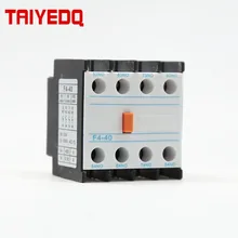 LA1-DN22 F4-22 2NO+ 2NC дополнительный блок контактов для CJX2 LC1-D контактор переменного тока F4-40 Контактор вспомогательный F4-04