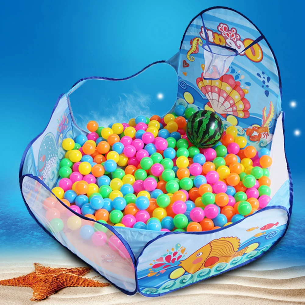 Новый открытый игрушка детская игрушка Ocean мультфильм съемки морской шар океан пул складной детская игровая палатка