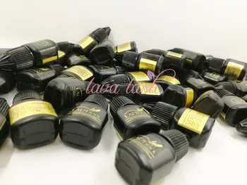 

Free shipping black lady glue No Sealed Bag for eyelash extensions 4 bottles/lot 5ml low irritation fume adhesive