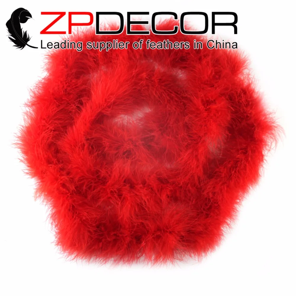 Buy ZPDECOR 20 Yards/Lot 20g Sexy Soft Red carnival