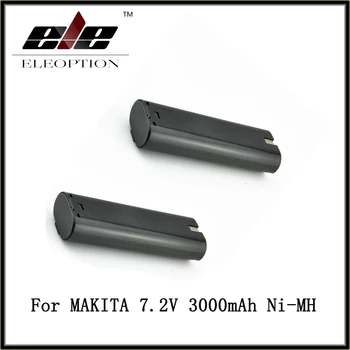 

Eleoption 2 pieces 3.0AH 3000mAh Ni-Mh 7.2V Stick Battery for MAKITA 7000 632003-2 Cordless Tool Free Shipping