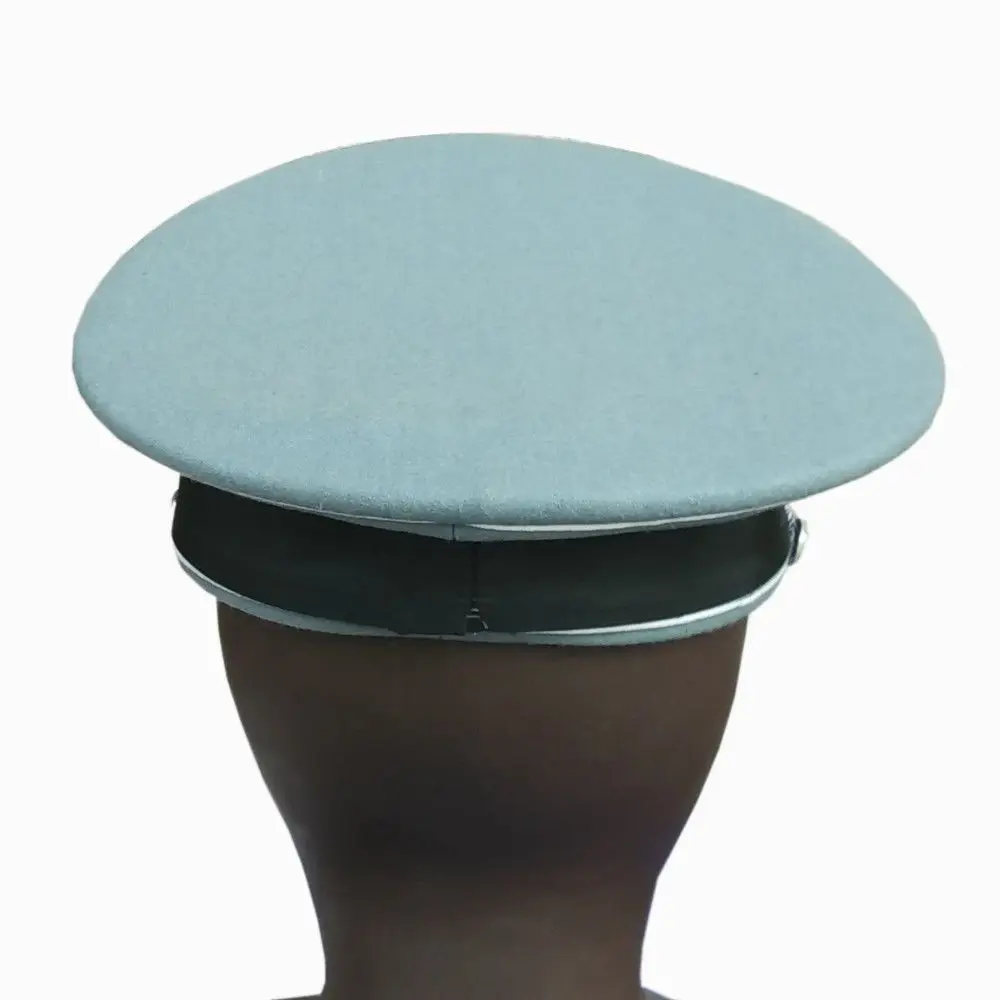 WW2 WWII GERMAN WH M36 OFFICER WOOL CRUSHER HAT MILITARY VISOR CAP-SIZE L