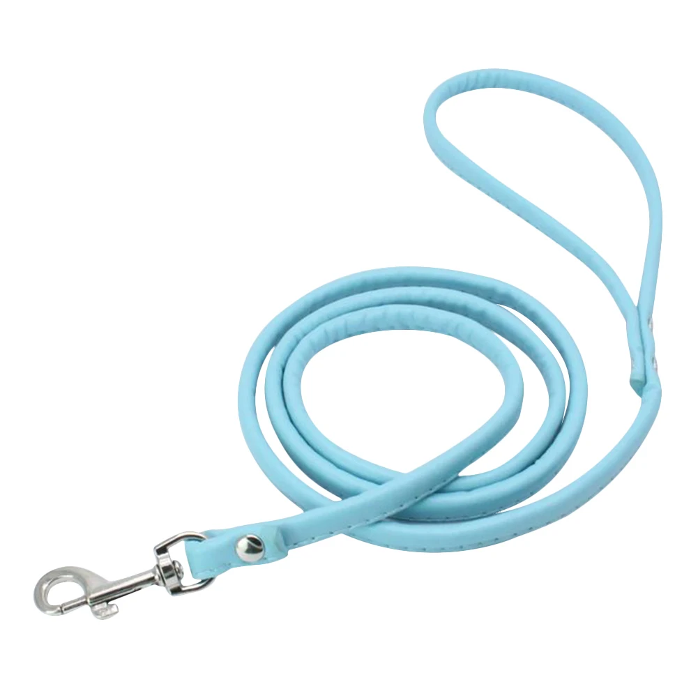 

Pet Traction Rope Leash Leather Red Lead Rope Strap Harness Belt Adjustable Cat Chain Belt Nylon Strap For Dog Puppy Cat Collar