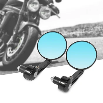 

RACBOX 1Pair 7/8" 22mm Aluminium Motorcycle Round RearView Handle Bar End Side Mirrors retroviseur moto guidon moto mirrors
