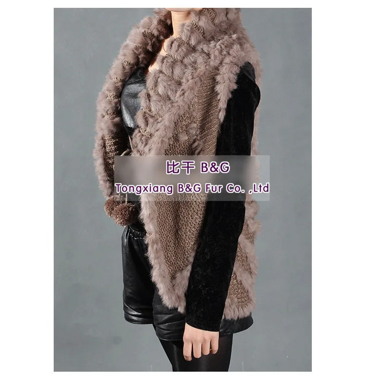 Купить bg27873 настоящее кроличий мех жилет женщины кроличий мех жилет ...