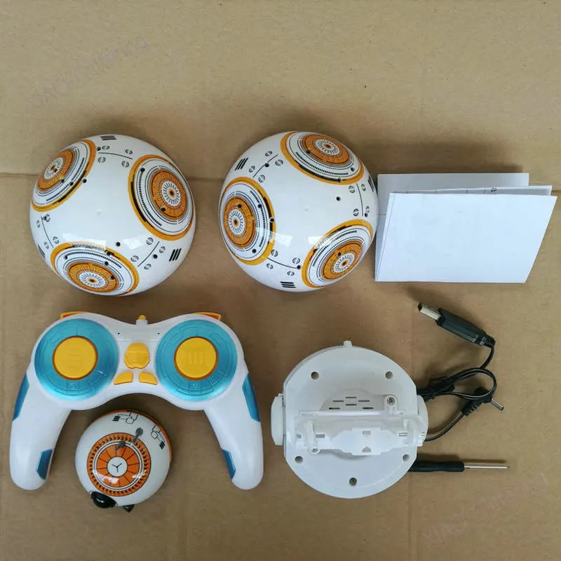 Звездные войны 15 см RC BB-8 робот Звездные войны 2,4G пульт дистанционного управления BB8 робот Интеллектуальный маленький шар экшн-фигурка игрушки Рождественский подарок