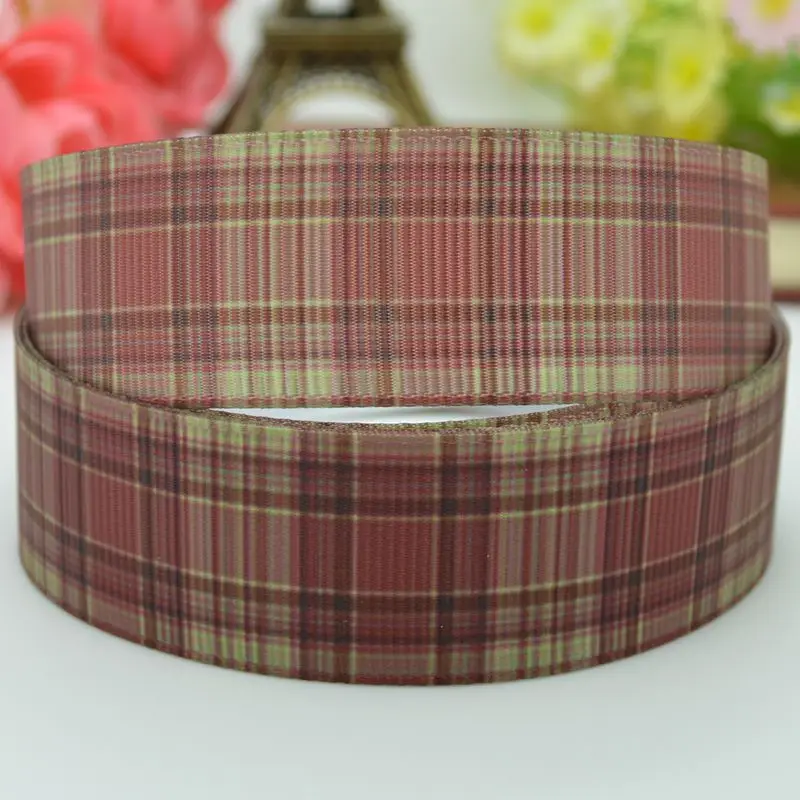 Plaid handmade ribbon party decoration diy crafts accessories 22mm