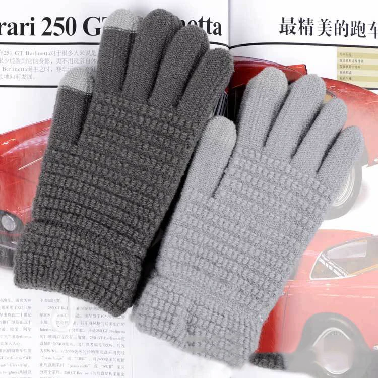 GLV900The new touch screen font b gloves b font warm winter outdoor skiing protective fitness knitting
