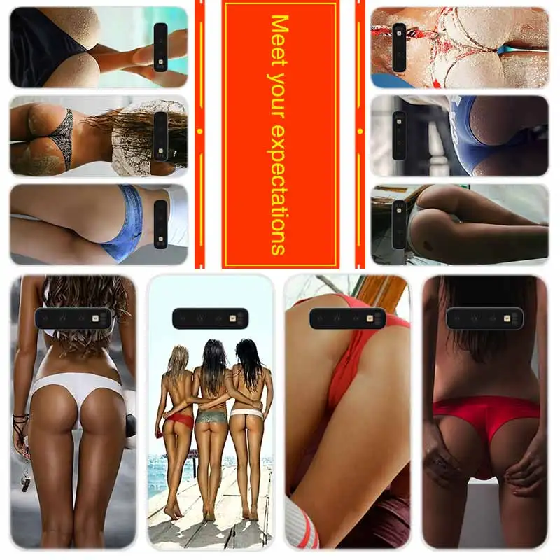 Soft Case For Samsung Galaxy S21 S20 S11 S10 S9 S8 Plus Cover S7 Edge S10e Ultra Sexy ass Underwear Bikini Woman girlCase | Мобильные