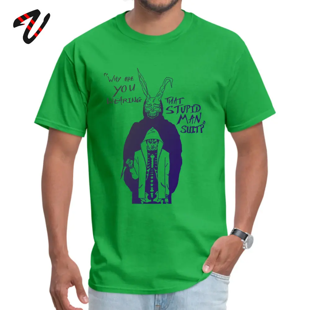 Normal Donnie darko Personalized Short Sleeve Mother Day Tees Prevailing Crewneck Cotton Tops T Shirt Mens Top T-shirts Donnie darko11992 green