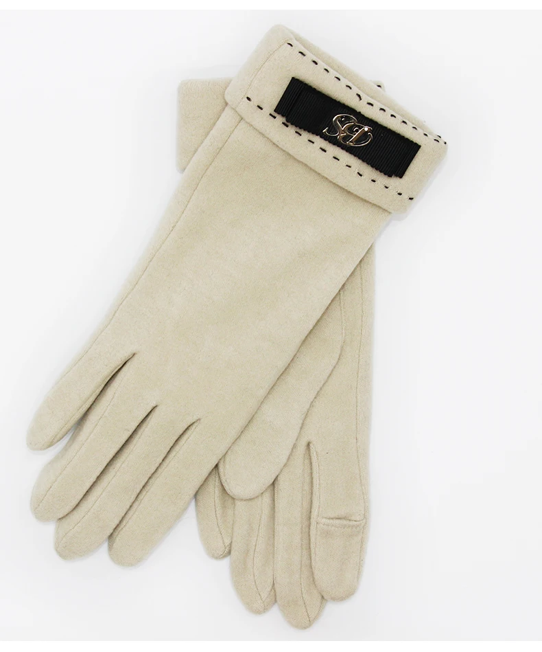 2018 перчатки зима 100% акрил многоцветный толстый теплый палец ремонт простая Мода Пять-митенки для пальцев перчатки женские вязаные перчатки