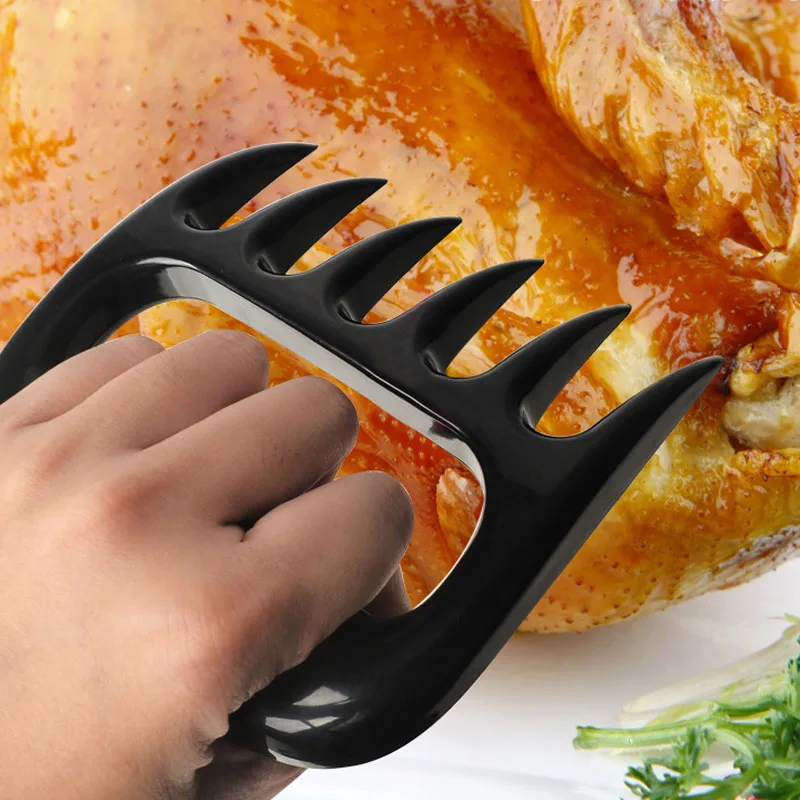 

Restaurant Supplies Tongs Bear Claws Shape Roasting Fork BBQ Fork Shred Meat Pork Clamp Kitchen Tool
