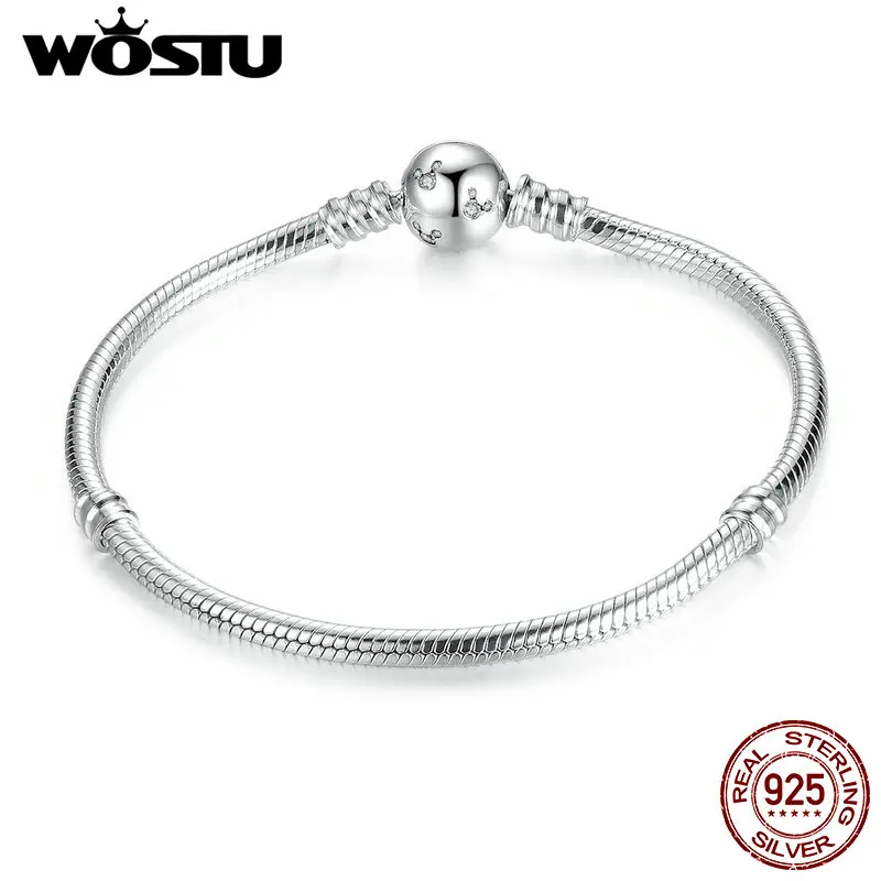 

Genuine 100% 925 Sterling Silver Miky Bracelet For Women Fit DIY Charms Beads Jewelry Original Gift
