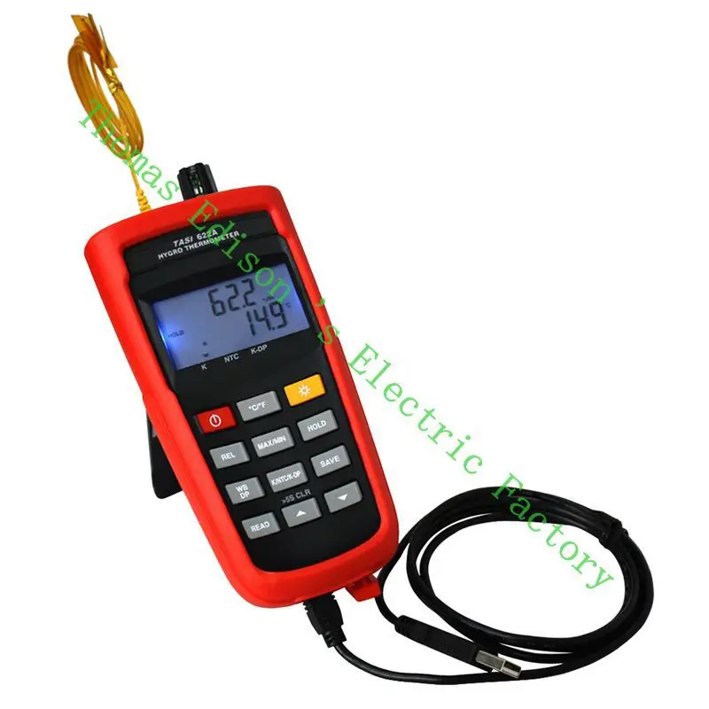 High Quality TASI-622A USB & DC Power Automatic Thermo-Hygrometer Digital Humidity and Temperature Meter High Quality TASI-622A USB & DC Power Automatic Thermo-Hygrometer Digital Humidity and Temperature Meter