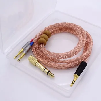 

2x2.5mm HiFi Cable Headphone Upgrade Cable Hi-End 8 Cores 5N OCC For Hifman HE1000 HE400S He400i HE-X HE560 Oppo PM-1 PM-2