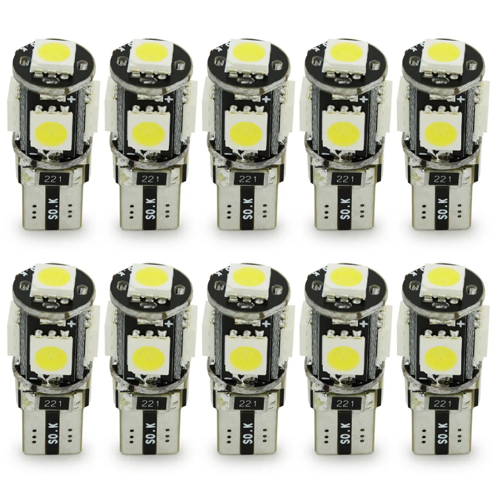 

Auto LED t10 canbus 5050 5SMD LED car light width indicator small reading light car light Auto Interior Doom Lamp Car