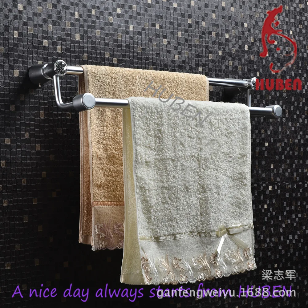 

Tiger Ben bathroom full copper thick towel bar single pole double pole bathroom shelf towel hanging horizontal bar parallel bars
