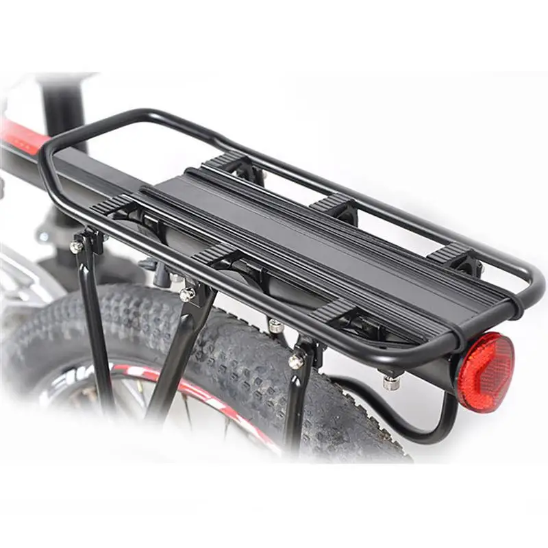 Top Bicycle Bike Alloy Rear Rack Cargo Carrier Rack Universal Rear Mount(Black) 2 Top Bicycle Bike Alloy Rear Rack Cargo Carrier Rack Universal Rear Mount(Black) 2