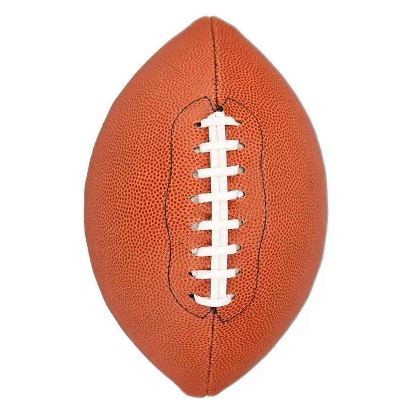 Футбол регби мягкий Стандартный открытый полиуретановый для американского футбола тренировочный футбольный мяч для регби ребенка для детей, мужчин и женщин № 6 № 7 № 9 - Цвет: Brown No.6