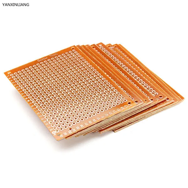 

10PCS Blank PCB Breadboard Universal DIY Phototype Board Single Side Circuit Breadboards