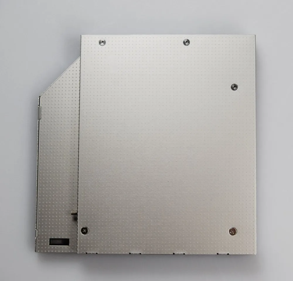 Алюминиевый корпус для 2 го жесткого диска Caddy 12 7 мм IDE к SATA 5 дюймового SSD корпуса
