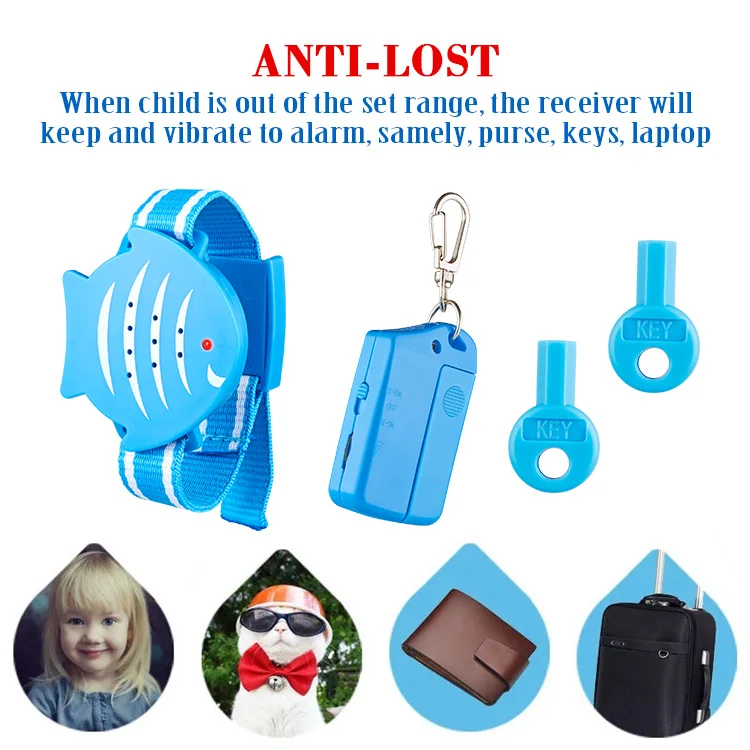 Fuers детский трекер детские, защита от потери сигнализации домашнее животное напоминание устройство для поиска ключа функция поиска защита