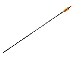 8 шт. углеродные стрелы с резиновым лопасти ID 6,2 мм 400 позвоночника для стрельбы из лука охоты и тренировок