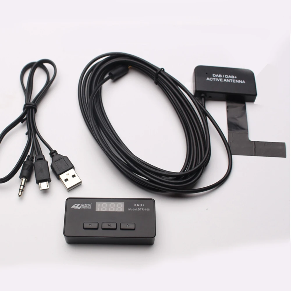 Европа Универсальный мини DAB+ USB Dongle с антенной для после рынка Android Авто Мультимедиа DVD плеер OS DAB приложение готов