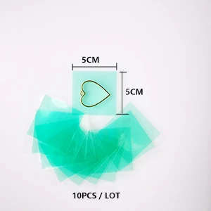 4 см* 5 м без следа Expoy УФ полимерная клейкая бумага лента для металлическая полая рама DIY ювелирное ремесло установка в открытую рамку вспомогательный инструмент Char - Цвет: 10pcs a lot