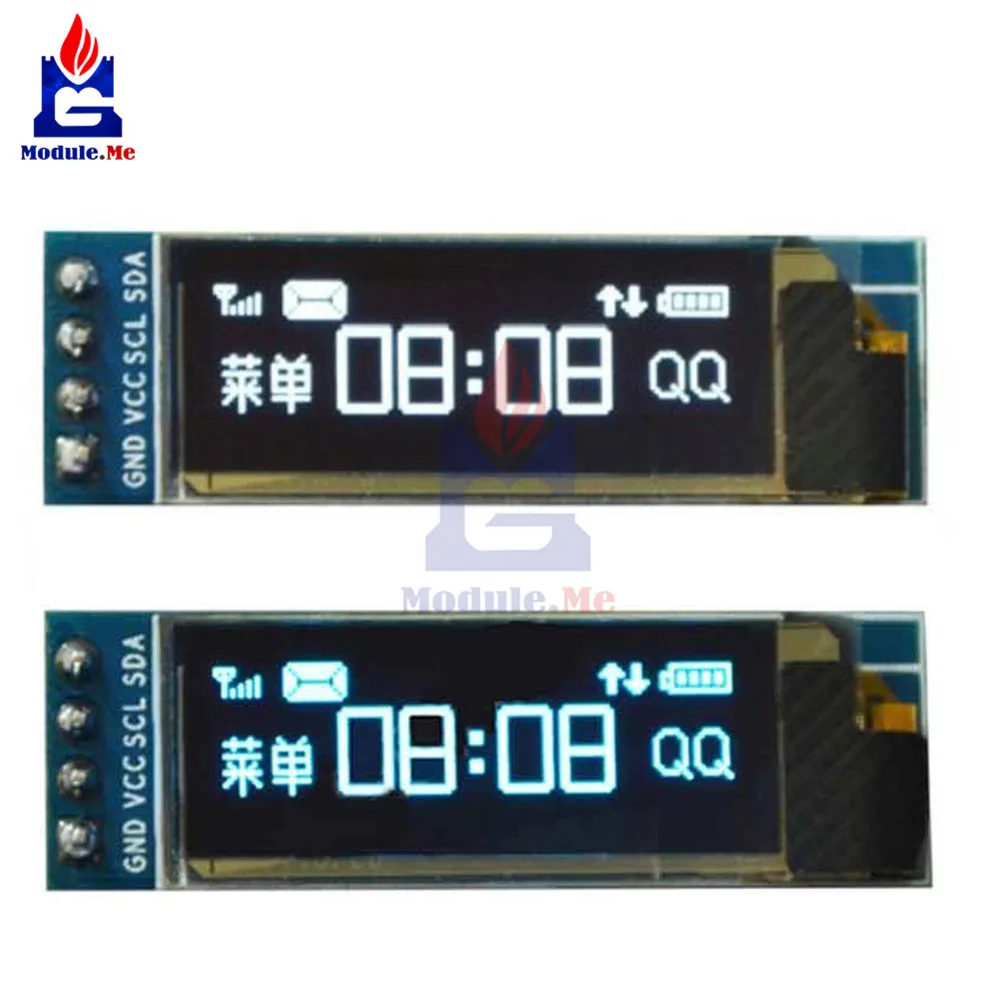 

0.91" 128*32 OLED Display Module 4 Pin LED Module for Arduino Raspberry PI 3.3 -5 V IIC I2C Serial OLED Display Module SSD1306