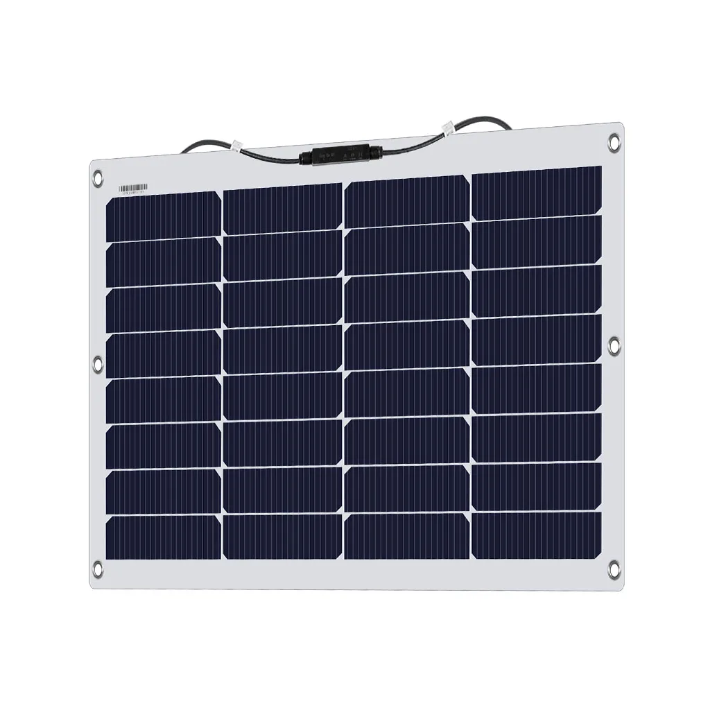 Suaoki 50W semi-flexible DF solar panel Max 600W Solar Charger Waterproof Power Station for Residential roofs verandas RVs Cars