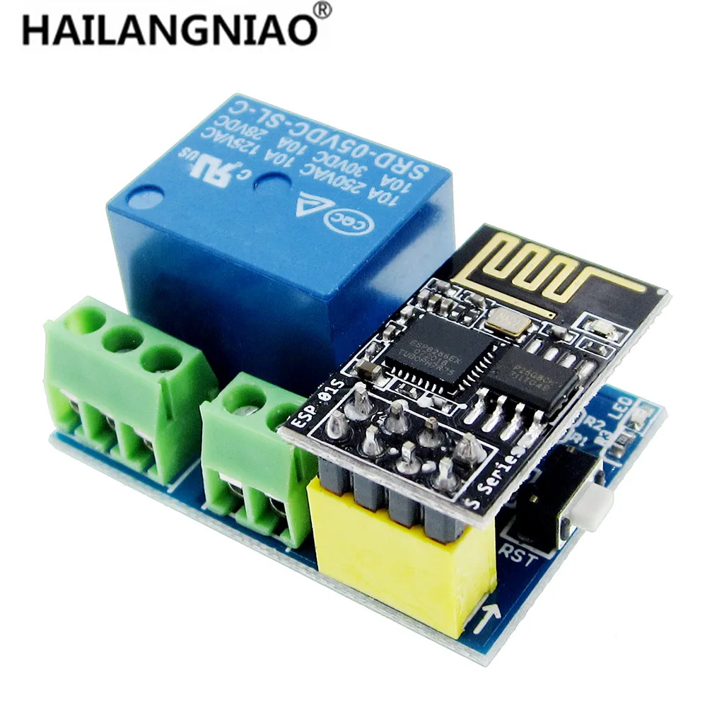 ESP8266 ESP-01 5V WiFi Relay Module Things Smart Home Remote Control Switch for Phone APP ESP01 Wireless WIFI Module ESP8266 ESP-01 5V WiFi Relay Module Things Smart Home Remote Control Switch for Phone APP ESP01 Wireless WIFI Module
