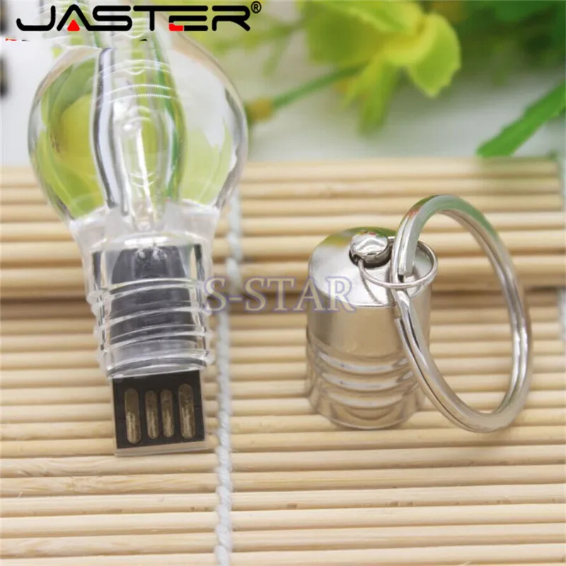 JASTER многоцветный светильник в форме лампы Флешка USB флеш-накопитель карта памяти диск 4 ГБ 8 ГБ 16 ГБ 32 ГБ 64 Гб Флешка модный стиль