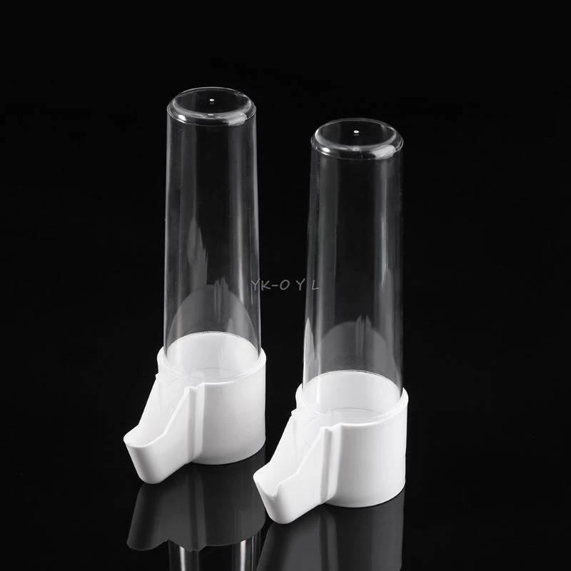 

2Pcs Pet Bird Feeder Parrot Water Feeding Drinking Cup Bowl Cage Supplies NEW