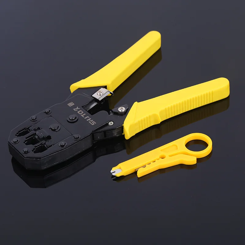 

Free Shipping 2017 New Networking Multi Tool Wire Cable Crimper Crimp PC Network Hand Tools Herramientas Cable Pliers