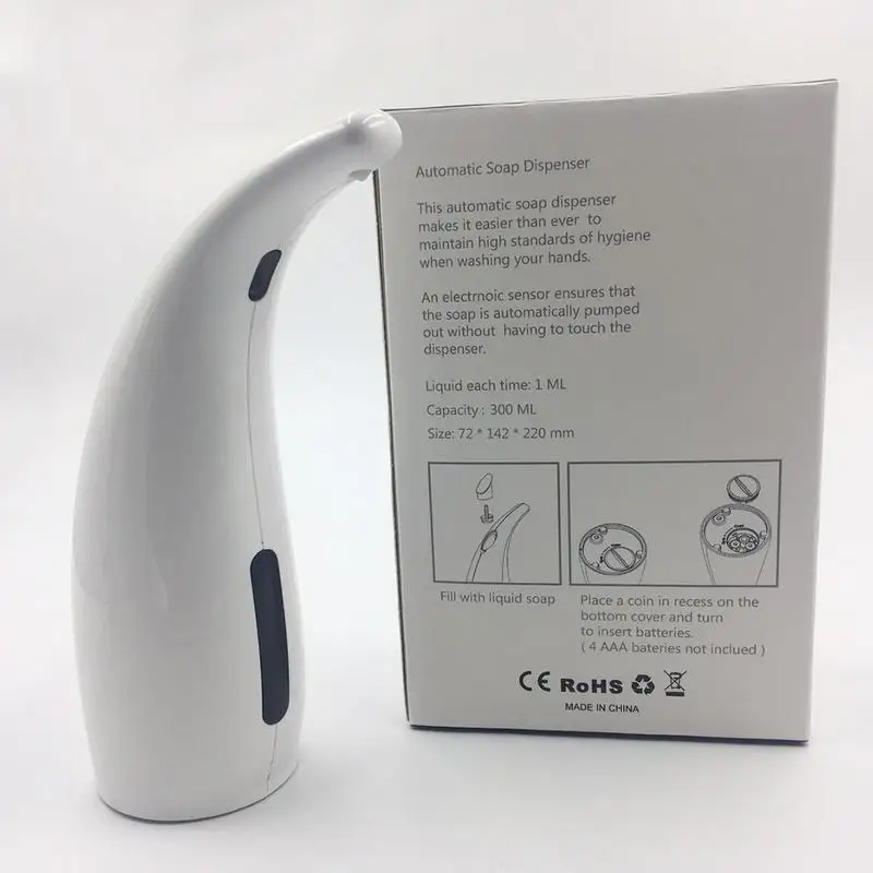 Bath Accessories 300ML Automatic Foam Soap Dispenser Waterproof Washable Resistant To Infrared Rays Touch-Free Smart Home Bath Accessories 300ML Automatic Foam Soap Dispenser Waterproof Washable Resistant To Infrared Rays Touch-Free Smart Home