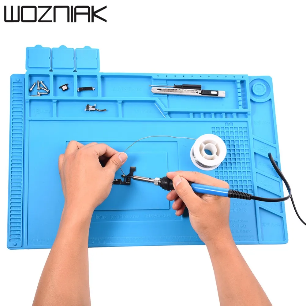 Heat-Resistant Heat Gun BGA Soldering Station Repair Insulation Pad Insulator Pad Maintenance Platform Desk Mat Heat-Resistant Heat Gun BGA Soldering Station Repair Insulation Pad Insulator Pad Maintenance Platform Desk Mat