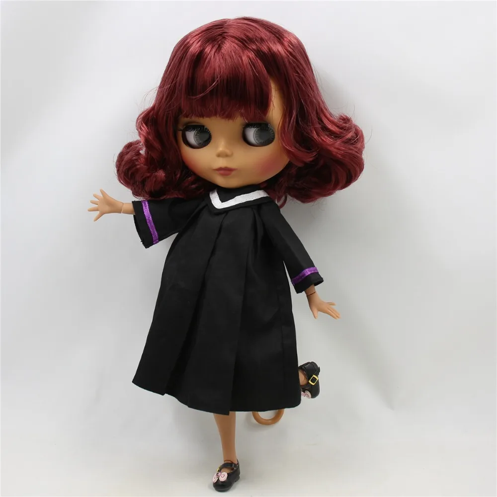 Ледяной DBS Blyth кукольные 1/6 bjd шарнирное тело темной кожи матовый уход за кожей