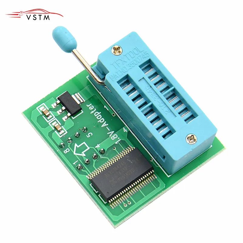 

2019 1.8V adapter for motherboard 1.8V SPI Flash SOP8 DIP8 W25 MX25 use on programmers TL866CS TL866A EZP2010 EZP2013 CH341