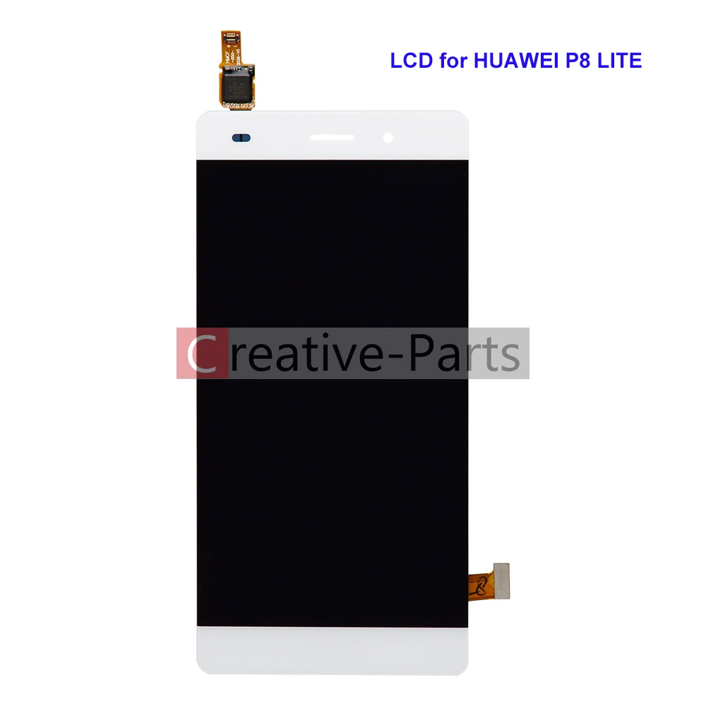 Оригинальный ЖК-дисплей для Huawei Ascend P8 Lite белый цвет с сенсорным стеклом