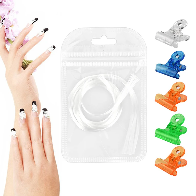 

2M Professional Fiberglass Nail Extension Nail Silk Wraps Extension Acrylic Nail Form Fibernails With Curvature Clips