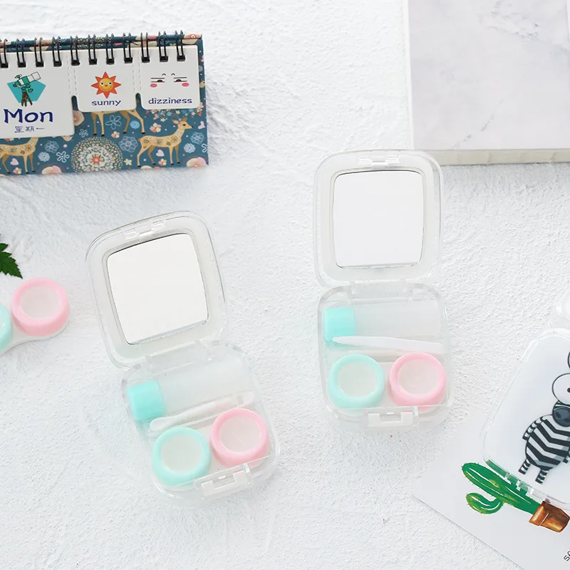 XZJJA животное путешествия коробка для хранения контактных линз милый ...