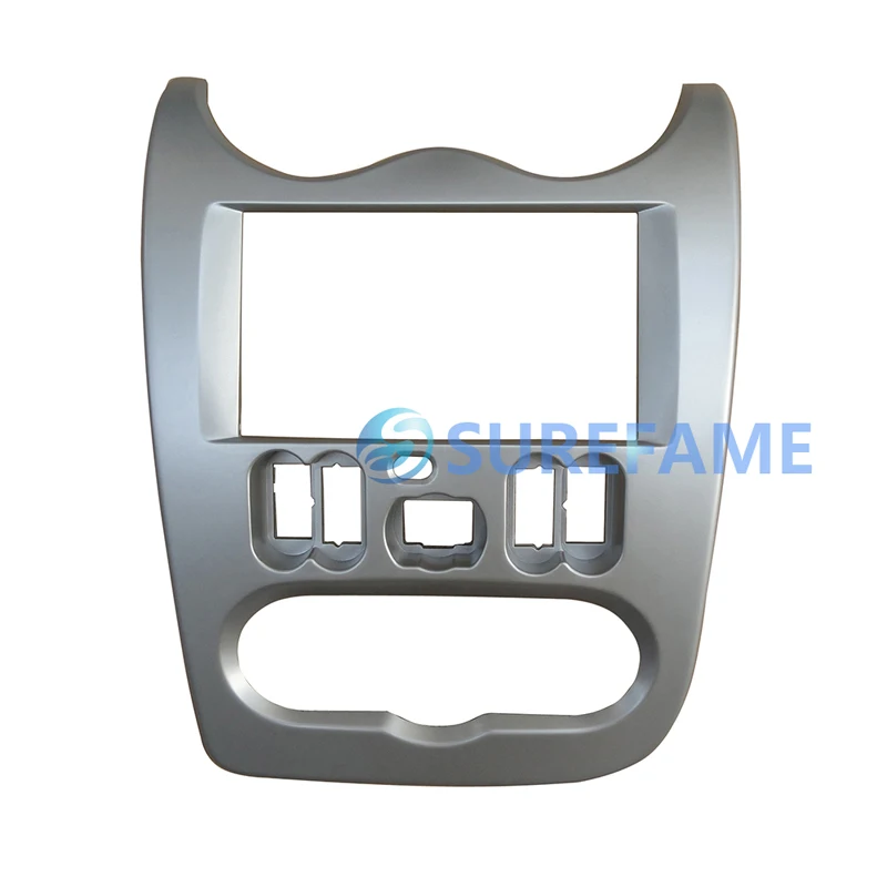 

Double 2 Din Car Radio Replacement Dash Install Mount Kit for Renault Logan, Sandero, Dacia Duster, Logan 2010-2013 Fascia Plate