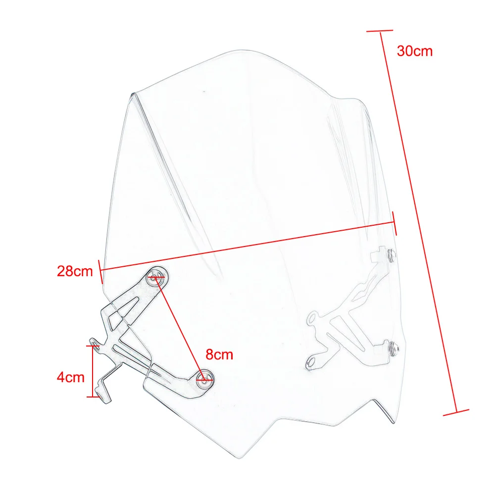 Для BMW G310R G 310 R мотоциклетные лобовое стекло щиток для ветрового стекла экран с монтажным кронштейном Высокое качество ABS
