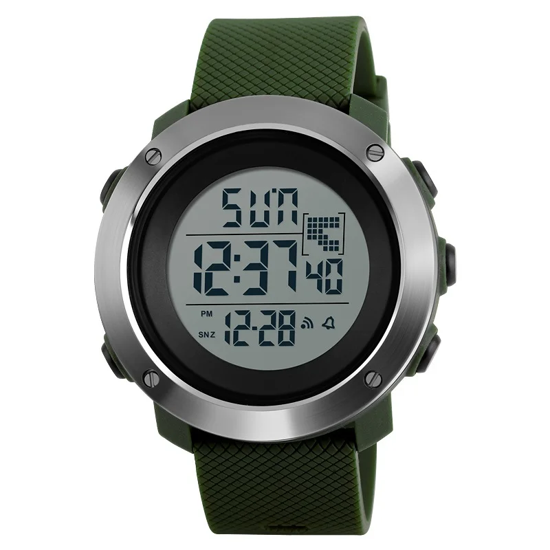 New Fashion Sports Watches Men Simple 50M Water Resistant LED Display Watch Chrono Double Time Digital Wristwatches Masculino