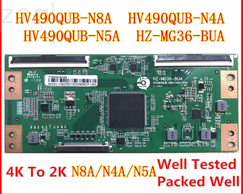 

FOR BOE 4K To 2K HV490QUB-N8A HV490QUB-4A HV490QUB-5A Logic Board HZ-MG36-BUA Pass Point Small Board