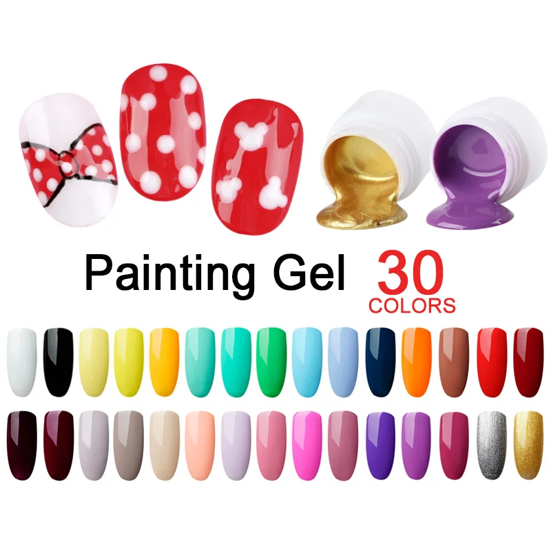 Gelfavor Nail Polish 5ML Colorful Long Lasting Painting Gel Nail Art