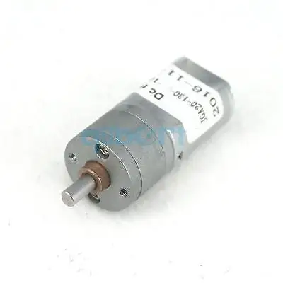 

DC 6V 12V Mini Reduction Motor 12-288RPM Reducer Gear Box Low Speed DIY Spares