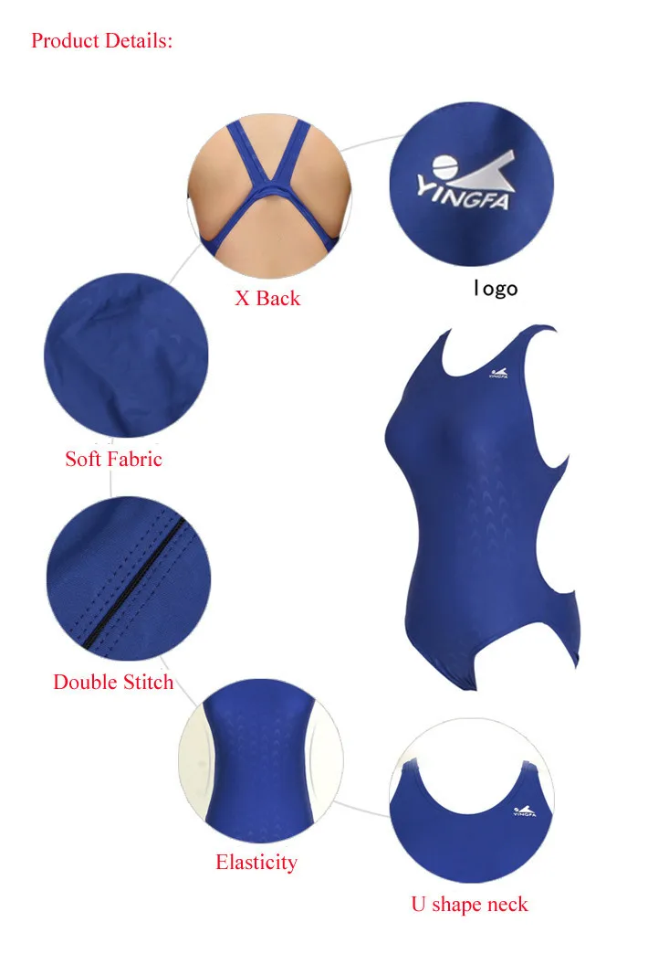 Yingfa fina одобренный цельный тренировочный костюм для соревнований, Женский Водонепроницаемый купальник из кожи акулы, купальник для девочек размера плюс, купальные костюмы