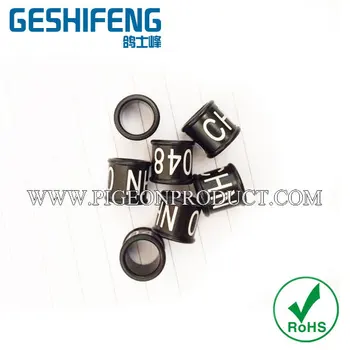 

free shipping 250pcs aluminium rings for bird and pigeon